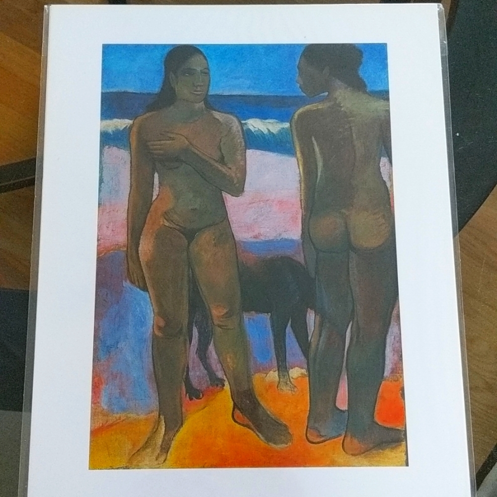 Gauguin "Two Nudes on a Tahitian Beach"